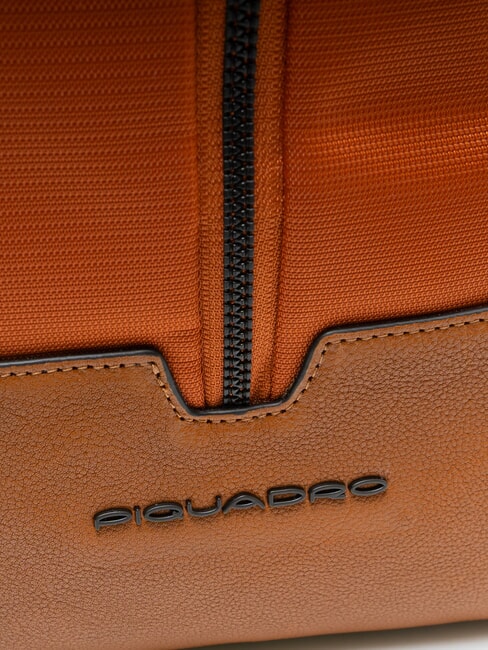 MARCEL Sac &agrave; dos de voyage pour PC et iPad orange/cuir - Sacs &agrave; dos pour ordinateur portable