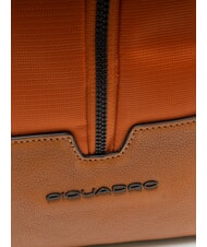 PIQUADRO MARCEL Sac &agrave; dos de voyage pour PC et iPad orange/cuir - Sacs &agrave; dos pour ordinateur portable - 5