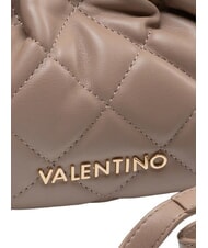 MARIO VALENTINO OCARINA Pochette matelass&eacute;e avec bandouli&egrave;re taupe - Sacs pour Femme - 5