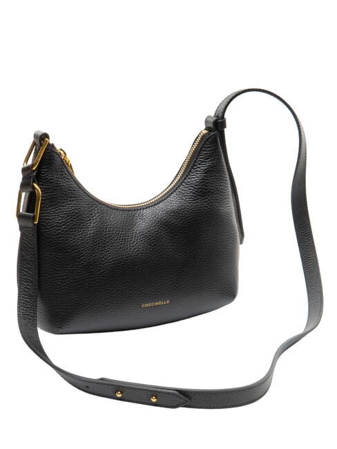 SAGITTA Sac bandouli&egrave;re en cuir Noir - Sacs pour Femme