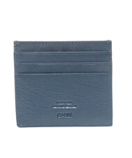 GAUD&Igrave; ERIK porte-cartes en cuir plat bleu encre - Portefeuilles Homme - 2