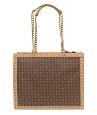POLLINI HERITAGE sac bandouli&egrave;re cr&egrave;me brun - Sacs pour Femme - 4