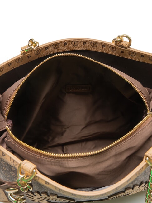 HERITAGE sac bandouli&egrave;re cr&egrave;me brun - Sacs pour Femme