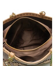 POLLINI HERITAGE sac bandouli&egrave;re cr&egrave;me brun - Sacs pour Femme - 5