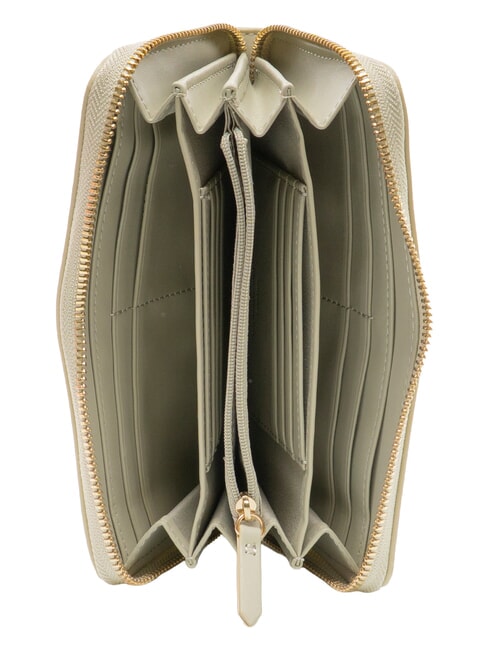 BUBBLE  Portefeuille zipp&eacute; gris - Portefeuilles Femme