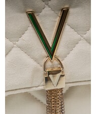 MARIO VALENTINO CHARLOTTE Mini sac bandouli&egrave;re &agrave; rabat &eacute;cru - Sacs pour Femme - 3