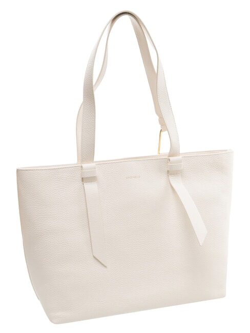MALORY  Cabas &eacute;paule, en cuir blanc - Sacs pour Femme