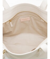 COCCINELLE MALORY  Cabas &eacute;paule, en cuir blanc - Sacs pour Femme - 4