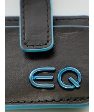 PIQUADRO BLUE SQUARE Porte-cl&eacute;s en cuir Noir - Porte-cl&eacute;s - 3