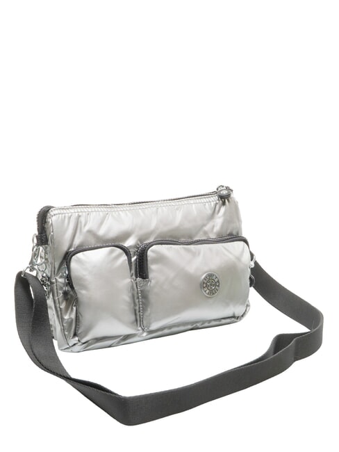 AMEERA BP sac bandouli&egrave;re gris gonfl&eacute; - Sacs pour Femme