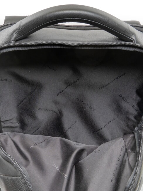 AKRON Sac &agrave; dos en cuir Noir - Sacs &agrave; dos pour ordinateur portable