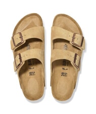 BIRKENSTOCK ARIZONA sandales en cuir cr&egrave;me de lait - Chaussures Femme - 3