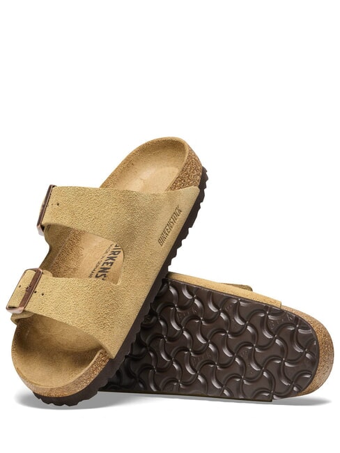 ARIZONA sandales en cuir cr&egrave;me de lait - Chaussures Femme