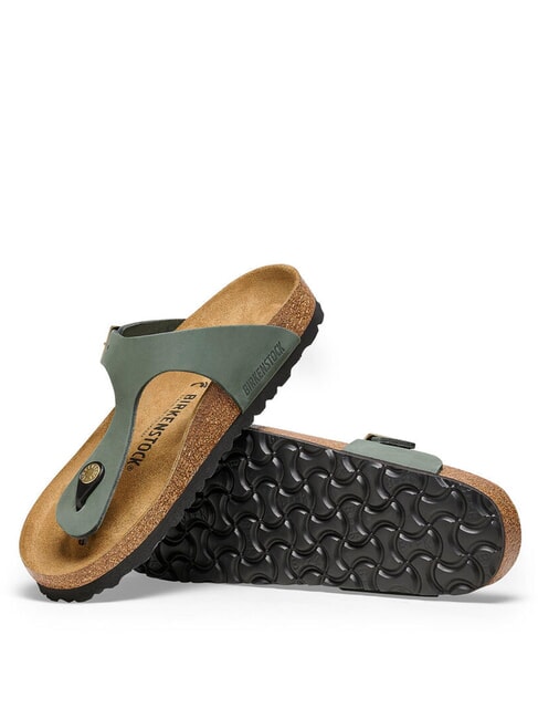 GIZEH sandales en cuir thym - Chaussures Femme