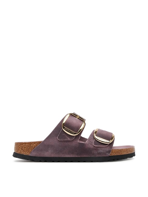 ARIZONA BIG BUCKLE Sandales en cuir &agrave; boucles lavande - Chaussures Femme