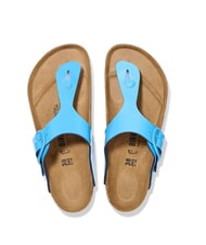 BIRKENSTOCK GIZEH BIG BUCKLE Sandales bleu ciel brevet&eacute; - Chaussures Femme - 3