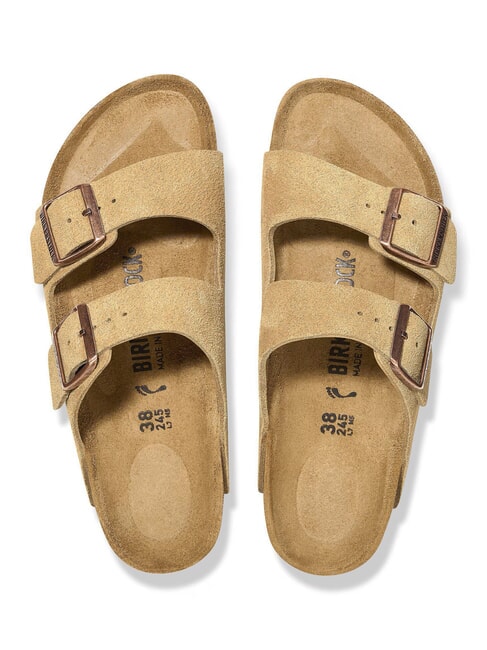 ARIZONA sandales en cuir cr&egrave;me de lait - Chaussures Femme