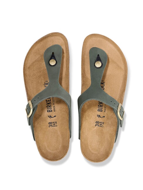 GIZEH sandales en cuir thym - Chaussures Femme