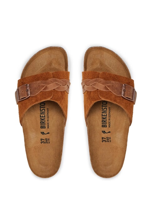 OITA BRAIDED sandales en cuir vison - Chaussures Femme