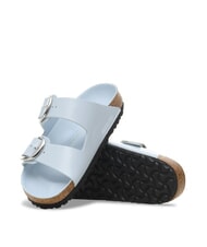 BIRKENSTOCK ARIZONA BIG BUCKLE Sandales en cuir &agrave; boucles briller bleu - Chaussures Femme - 4