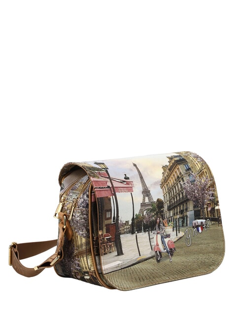 YESBAG Sac &agrave; bandouli&egrave;re avec rabat voile paris - Sacs pour Femme