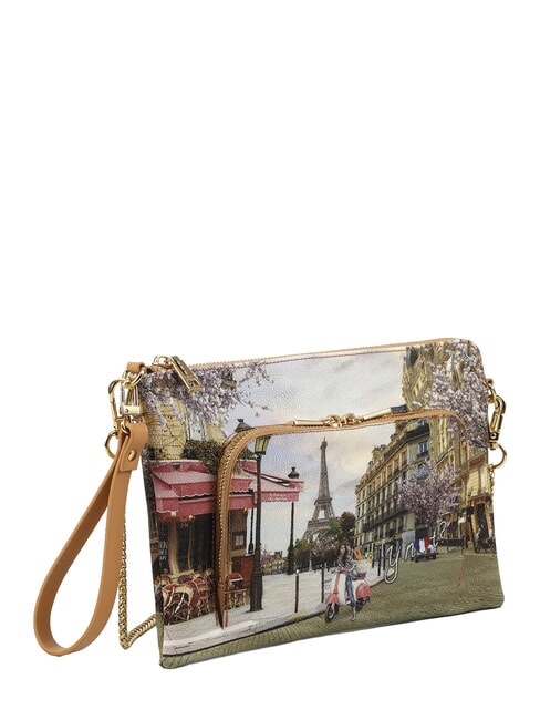 YESBAG Sac &agrave; bandouli&egrave;re avec poche voile paris - Sacs pour Femme
