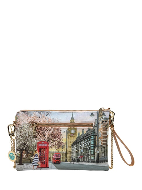 YESBAG Sac &agrave; bandouli&egrave;re avec poche rosier anglais - Sacs pour Femme