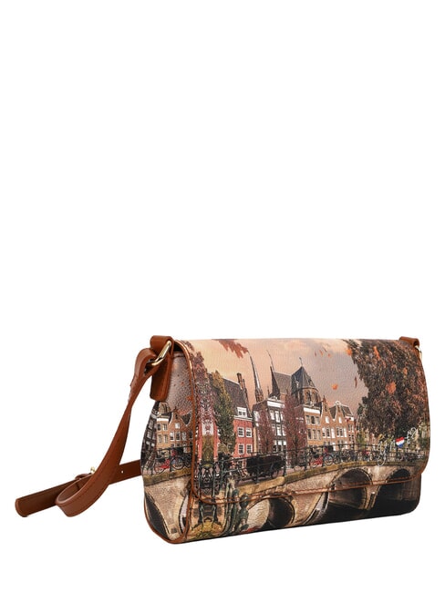 YESBAG Mini sac &agrave; bandouli&egrave;re rivi&egrave;re d'automne - Sacs pour Femme
