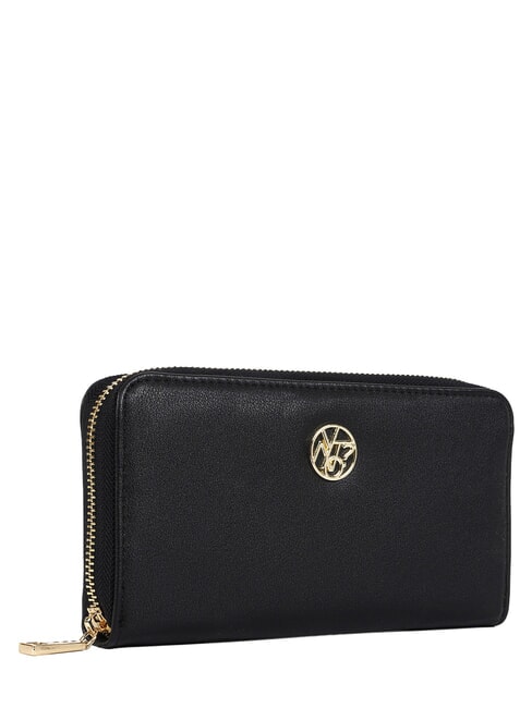 RIBBON Grand portefeuille zipp&eacute; NOIR - Portefeuilles Femme