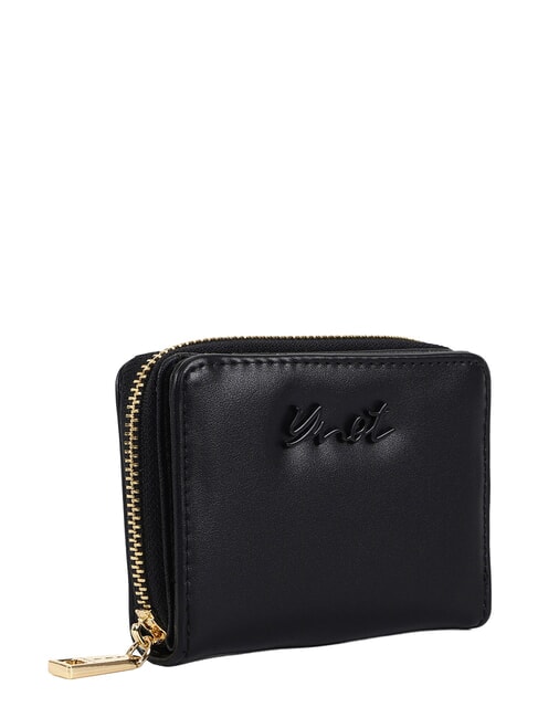 AMBER Petit portefeuille avec logo NOIR - Portefeuilles Femme