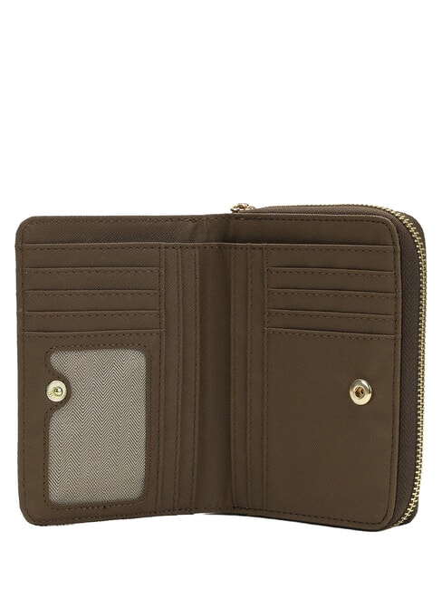 LUX  Portefeuille moyen taupe - Portefeuilles Femme
