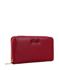 YNOT AMBER  Portefeuille zipp&eacute; cerise - Portefeuilles Femme - 2