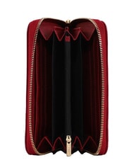 YNOT AMBER  Portefeuille zipp&eacute; cerise - Portefeuilles Femme - 3