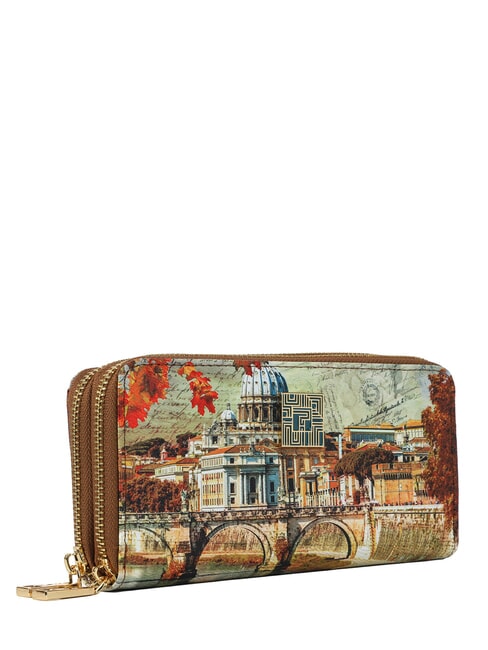 CITY LIFE Grand portefeuille zipp&eacute; Rome d'hiver - Portefeuilles Femme