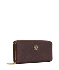 YNOT LUX Grand portefeuille zipp&eacute; acajou - Portefeuilles Femme - 2