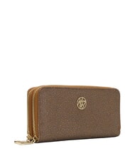 YNOT LUX Grand portefeuille zipp&eacute; tabac - Portefeuilles Femme - 2