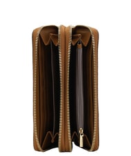 YNOT LUX Grand portefeuille zipp&eacute; tabac - Portefeuilles Femme - 3