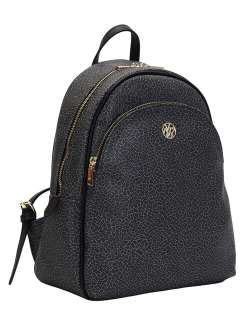 LUX Sac &agrave; dos rond avec poche NOIR - Sacs pour Femme