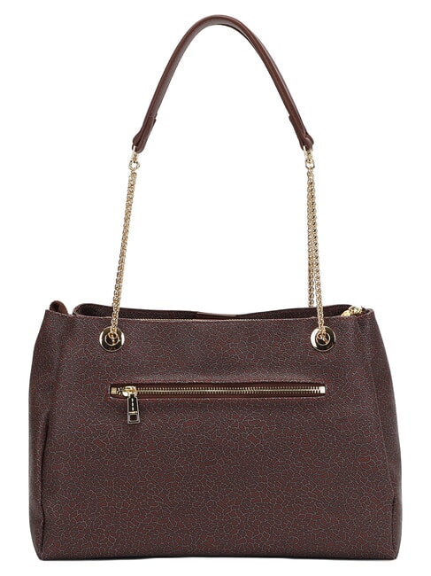 LUX  Grand sac &agrave; bandouli&egrave;re acajou - Sacs pour Femme