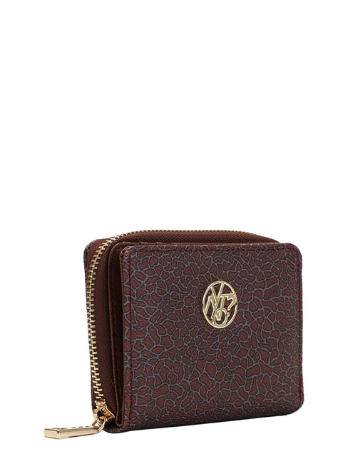 LUX Portefeuille compact acajou - Portefeuilles Femme