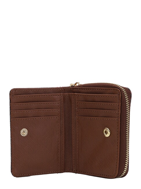 LUX Portefeuille compact acajou - Portefeuilles Femme