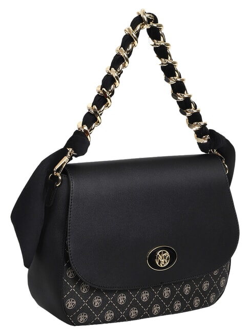 EMILY Sac &agrave; bandouli&egrave;re avec cha&icirc;ne logo sombre - Sacs pour Femme