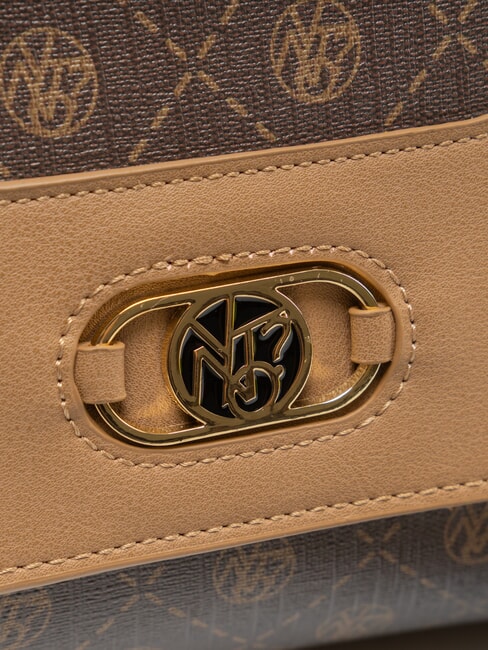 SYMBOL sac bandouli&egrave;re chocolat - Sacs pour Femme