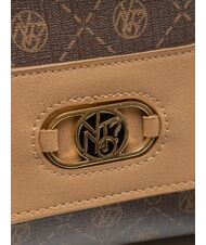YNOT SYMBOL sac bandouli&egrave;re chocolat - Sacs pour Femme - 3