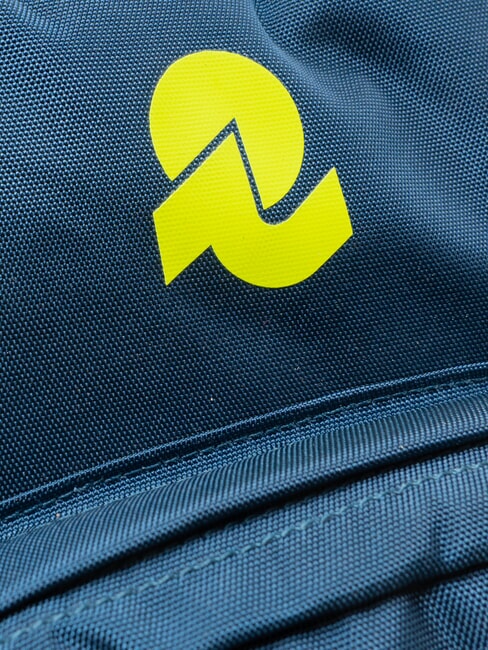 NEW WAY LOGO Sac &agrave; dos bleu jaune - Sacs &agrave; dos pour l'&Eacute;cole & les Loisirs