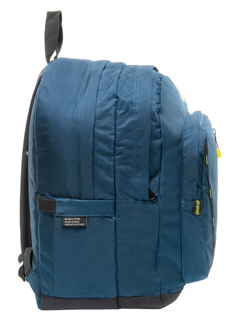 NEW WAY LOGO Sac &agrave; dos bleu jaune - Sacs &agrave; dos pour l'&Eacute;cole & les Loisirs