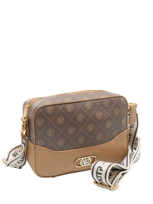 SYMBOL Mini sac bandouli&egrave;re chocolat - Sacs pour Femme