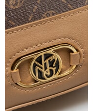 YNOT SYMBOL Mini sac bandouli&egrave;re chocolat - Sacs pour Femme - 3