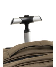 INVICTA SOLID GRS Sac &agrave; dos trolley &agrave; 2 roues, fixe militaire vert - Sacs &agrave; dos &agrave; roulettes - 4
