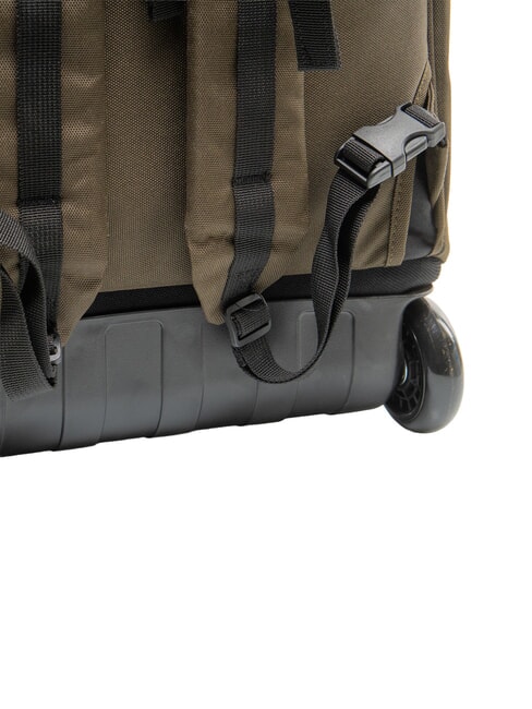 SOLID GRS Sac &agrave; dos trolley &agrave; 2 roues, fixe militaire vert - Sacs &agrave; dos &agrave; roulettes
